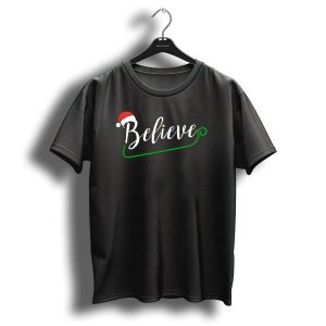 Believe Christmas Polar Express Funny T-Shirt