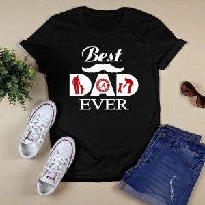 Best Dad Ever Alabama Crimson Tide Fathers Day 121 T Shirt