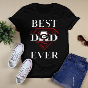 Best Dad Ever Georgia Bulldogs Superman T Shirt