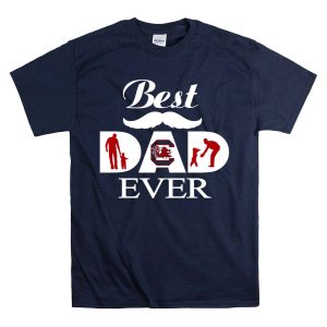 Best Dad Ever South Carolina Gamecocks 35 T-Shirt