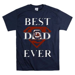 Best Dad Ever South Carolina Gamecocks Dad Superman T-Shirt