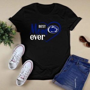 Best Mom Ever Penn State Nittany Lions Heart T-Shirt