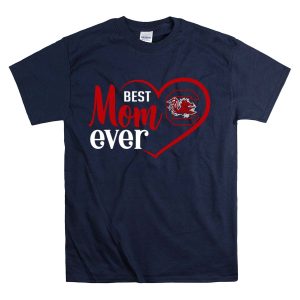 Best Mom Ever South Carolina Gamecocks Heart T-Shirt