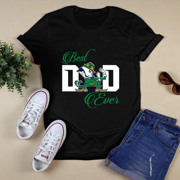 Best Notre Dame Fighting Irish Dad Ever Football Black 1