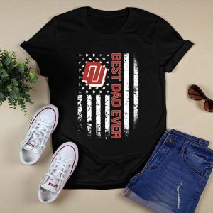 Best Oklahoma Sooners Dad Ever American Flag Shirt