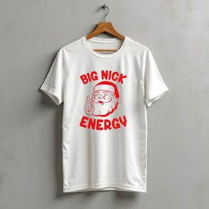 Big Nick Energy Christmas Santa Claus T-Shirt