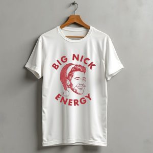 Big Nick Energy Jonas Brothers Christmas Santa Hat T Shirt