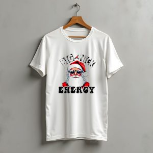 Big Nick Energy Santa Sarcastic Christmas T-Shirt