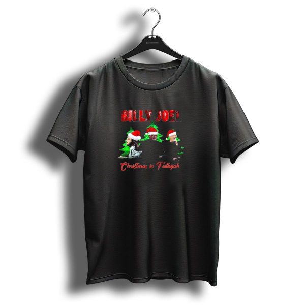 Billy Joel Christmas In Fallujah Santa Hat Green Tree Trio T Shirt 1 t shirt 1