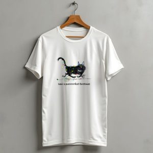 Black Cat Christmas Lights Have A Purrrrrrfect Christmas T Shirt
