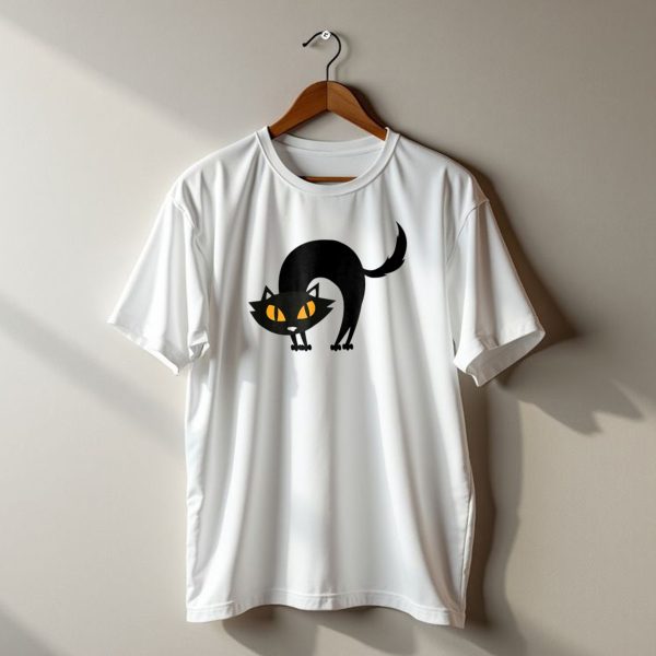Black Cat Magic Spooky Halloween Iconic T Shirt t shirt 1