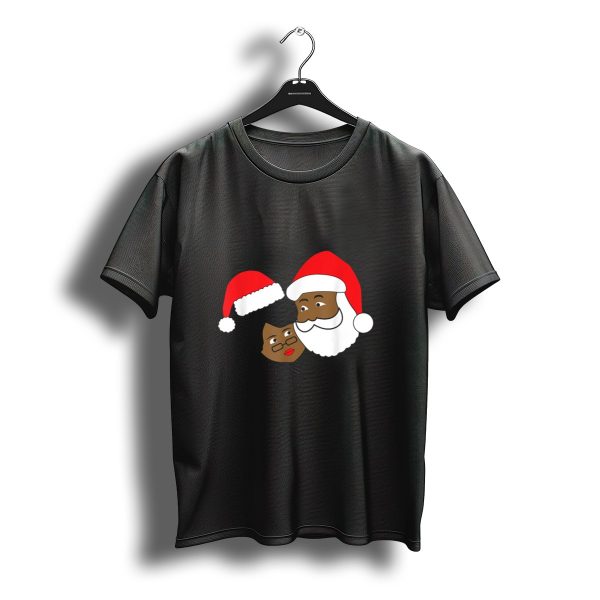 Black Santa Claus And Mrskids t shirt fClaus Ethnic Christmas T Shirt t shirt 1