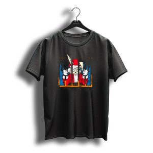 Blink 182 Santa Behind Bars Christmas T-Shirt