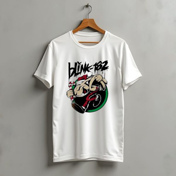Blink 182 Santa Boxing Gloves Christmas 2024 Holiday T Shirt t shirt 1 1