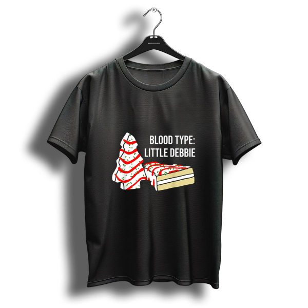 Blood Type Little Debbie Christmas Tree Snack Cake Dessert Love T Shirt 1 t shirt 1