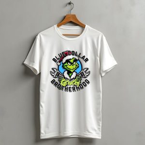 Blue Collar Grinchy Brotherhood Merry Christmas The Grinch T-Shirt