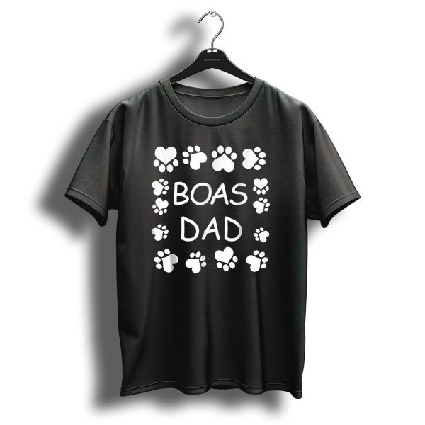 Boas Dad Paw Prints Christmas Birthday Lovers T Shirt 1 t shirt 1