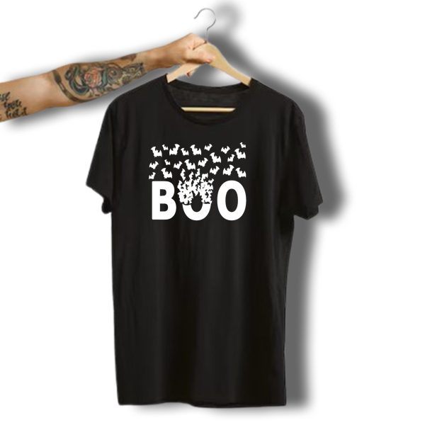 Boo Bats Halloween Witches Pumpkin Bat T Shirt t shirt 1