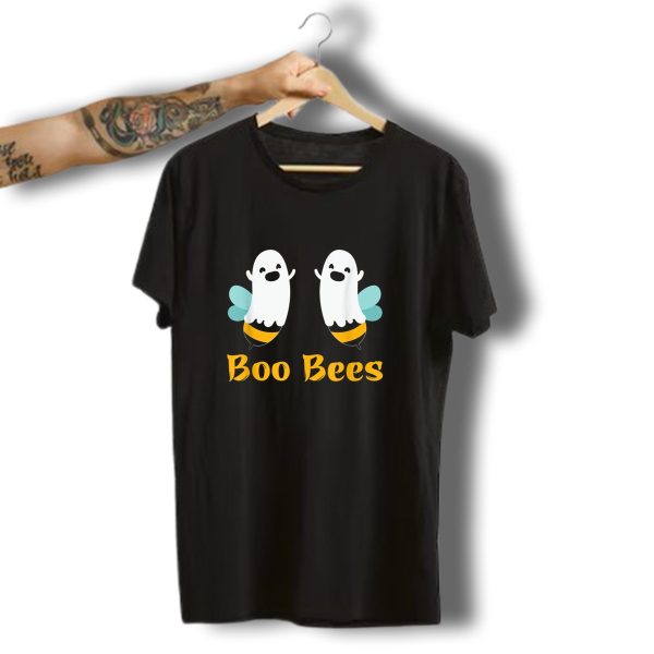 Boo Bees Couples Halloween Costume Funny Matching Ghost Bees T Shirt t shirt 1 1
