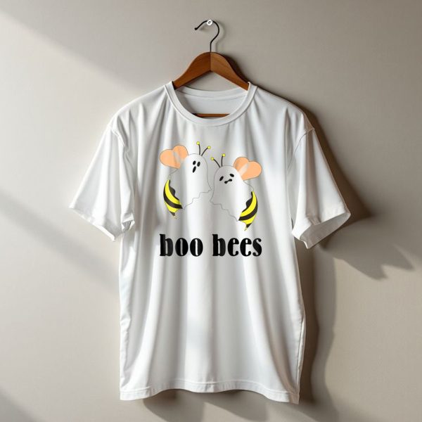 Boo Bees Couples Halloween Humor Costume Ghost Bee T Shirt t shirt 1