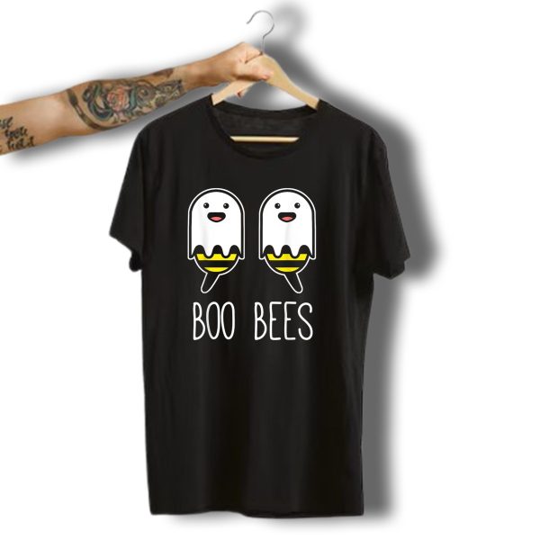Boo Bees Cute Ghost Bees Funny Couples Halloween Costume T Shirt t shirt 1 1