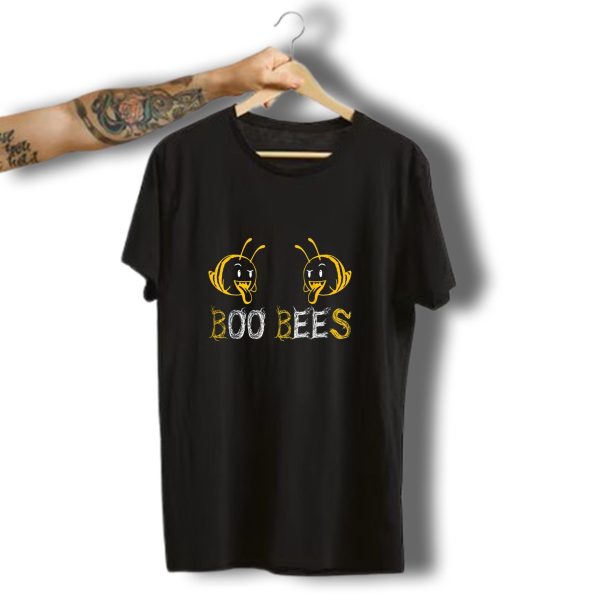 Boo Bees Halloween Ghost Scary Bees Faces T Shirt t shirt 1