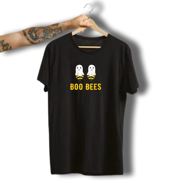 Boo Bees Halloween Matching Couple Ghost And Bee Fun T Shirt t shirt 1