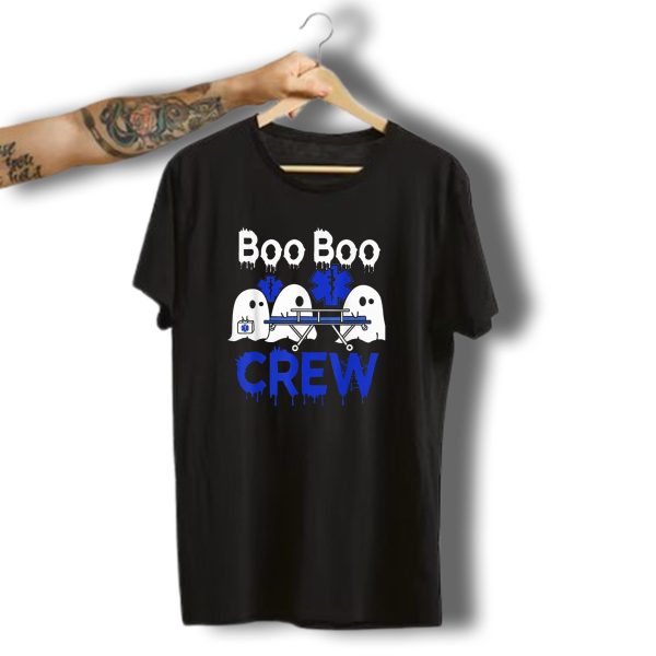 Boo Boo Crew Emts And Paramedics Ghost Halloween T Shirt t shirt 1