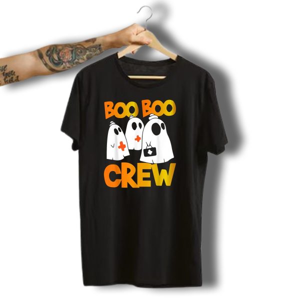 Boo Boo Crew Nurse Ghost Halloween T Shirt t shirt 1