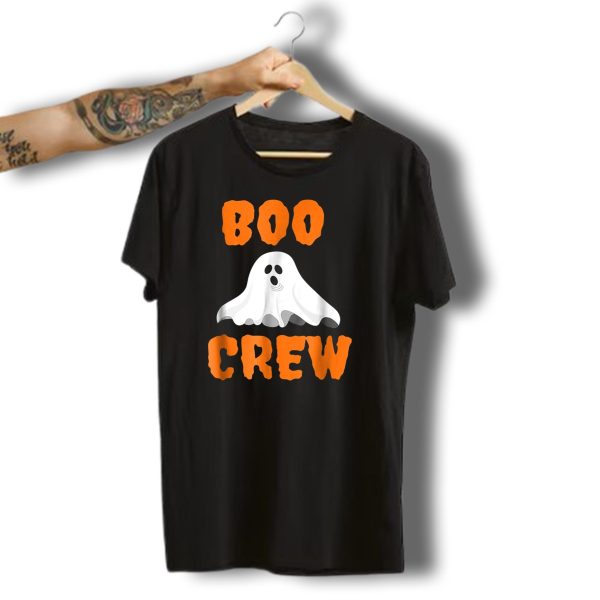 Boo Crew Ghost Halloween Humor T Shirt t shirt 1
