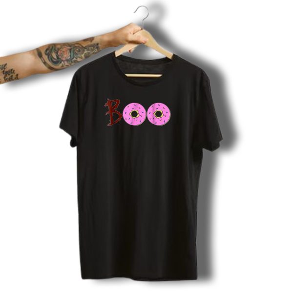 Boo Funny Cute Halloween Donuts For Donut Lovers T Shirt t shirt 1