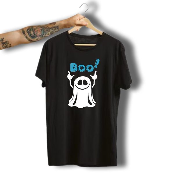 Boo Ghost Spooky Halloween Fun T Shirt t shirt 1