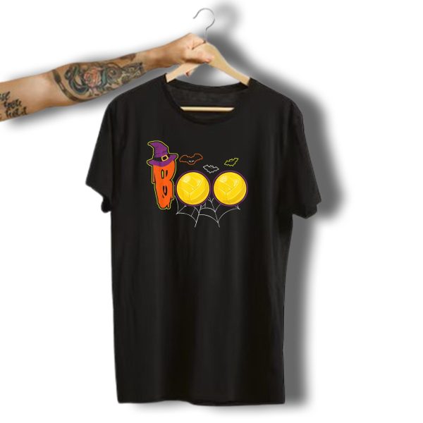 Boo Ghost Volleyball Witch Hat Spiderweb Halloween T Shirt t shirt 1