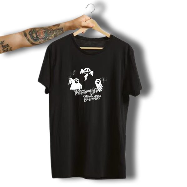 Boo Gie Fever Cute Ghost Halloween Music T Shirt t shirt 1