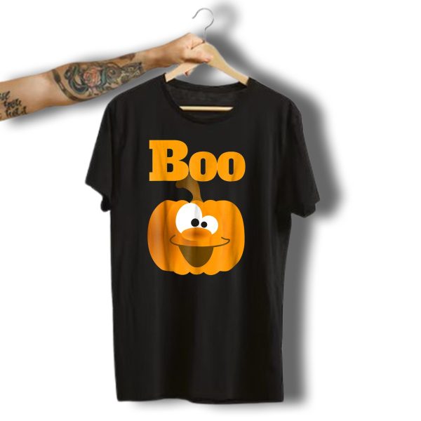 Boo Pumpkin Face Halloween T Shirt t shirt 1