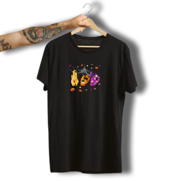 Boo Witch American Sign Language Pride Asl Deaf Halloween Spooky Ghost Pumpkin T Shirt t shirt 1