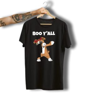 Boo Y'All Funny Dabbing Boxer Halloween Party T-Shirt