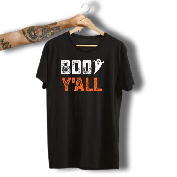 Boo YAll Ghost Halloween Humor T Shirt t shirt 1