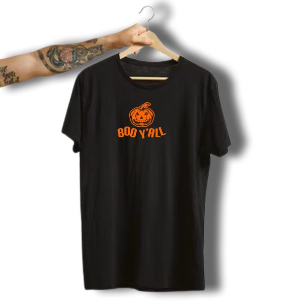 Boo YAll Halloween Pumpkin Jack OLantern T Shirt t shirt 1