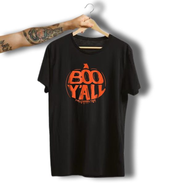 Boo YAll Halloween Time Pumpkin T Shirt t shirt 1