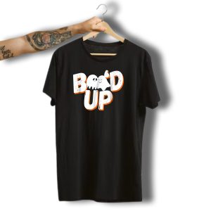 Boo'D Up Funny Cute Halloween Ghost Couple T-Shirt