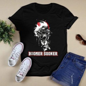 Boomer Sooner Oklahoma Sooners Helmet Ou T-Shirt