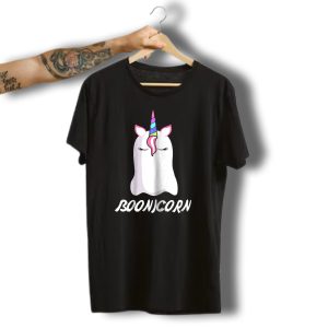 Boonicorn Funny Halloween Ghost Unicorn T-Shirt
