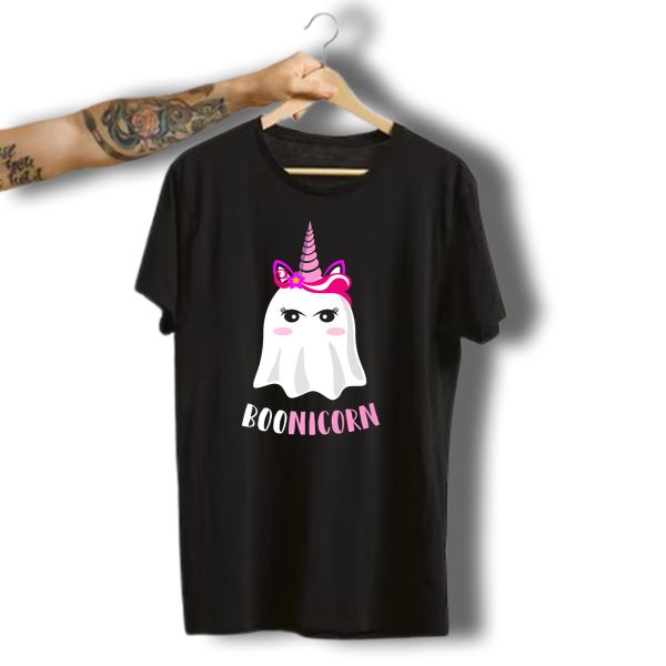 Boonicorn Halloween Unicorn Ghost Cute Spooky T Shirt t shirt 1