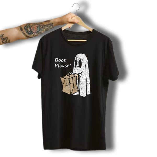 Boos Please Vintage Halloween Ghost Trick Or Treating T Shirt t shirt 1