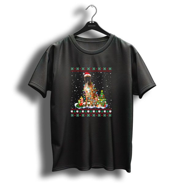 Boxer Dog Christmas Lights Winter Wonderland T Shirt 1 t shirt 1