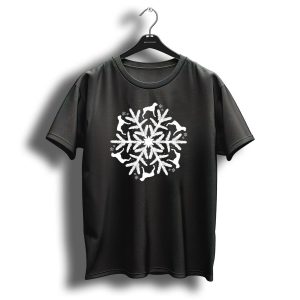 Boxer Dog Christmas Snowflake T-Shirt