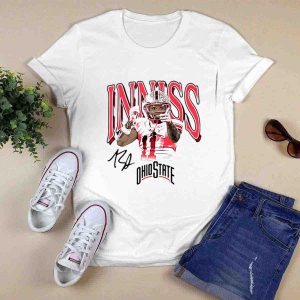 Brandon Inniss Ohio State Buckeyes Illustrated Signature T Shirt