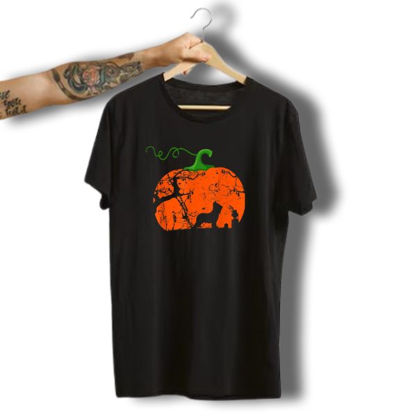 Briard Halloween Pumpkin T Shirt t shirt 1