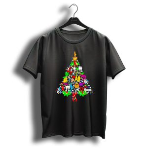 Broadway Musical Icons Christmas Tree T-Shirt